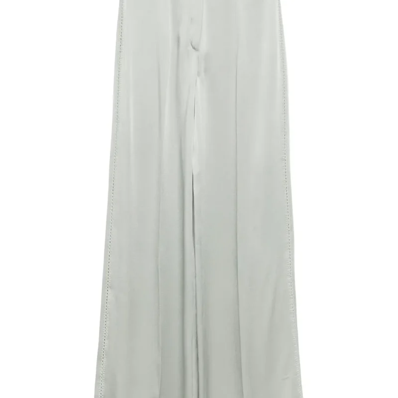 FORTE FORTE - Pantalone raso seta stretch
